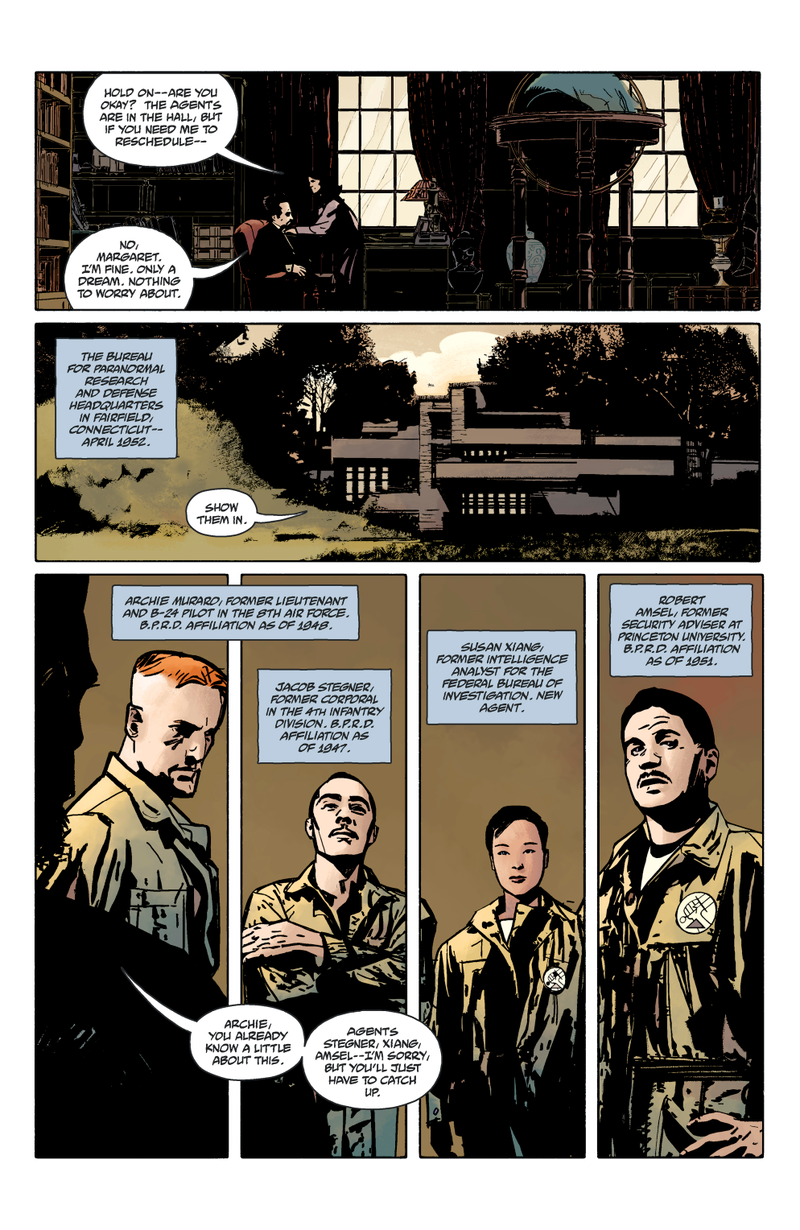 Illustration for article titled Exclusive preview: Hellboy & The B.P.R.D. #1 dives into the Mignolaverse’s past